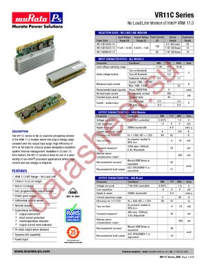 VR11CB080CU-1C datasheet  